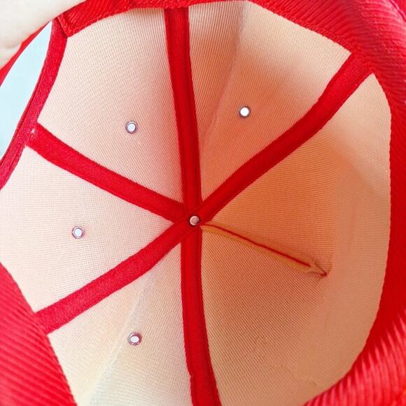 Vintage Union Pacific Full Foam Rope Trucker Hat Dead Stock Transplantation Red - Picture 10 of 10